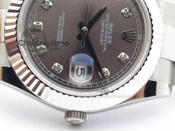 MiroTime 0505 Packable DateJust II 41mm SS BP Maker Best Edition Gray Dial Diam On SS Bracelet SA 3729